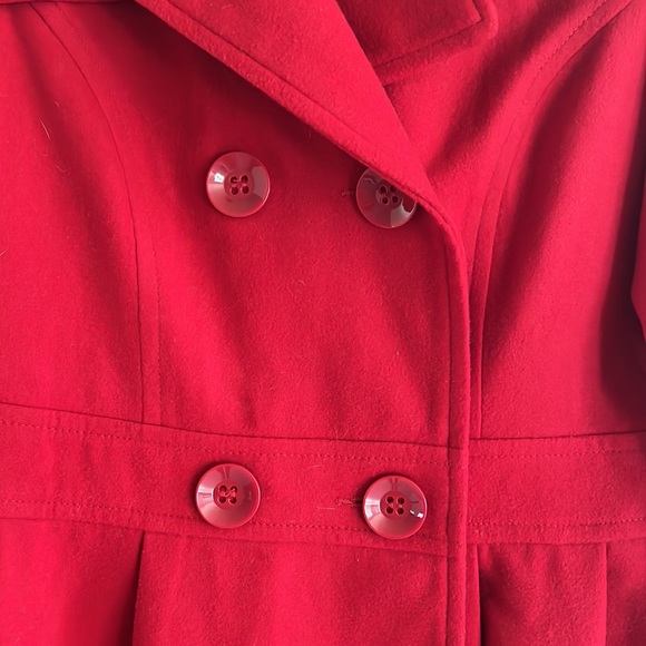 Forever 21 Red Coat size M - Picture 3 of 16